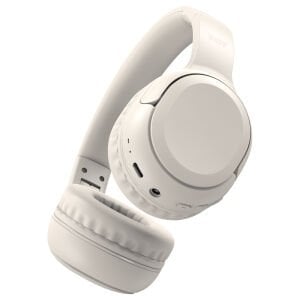 BUFF BF25 BLUETOOTH 5.3 MİKROFONLU KULAKÜSTÜ KABLOSUZ KULAKLIK Fildişi