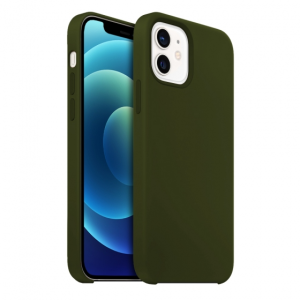 Buff Iphone 12 Mini Rubber Fit Yeşil Kılıf