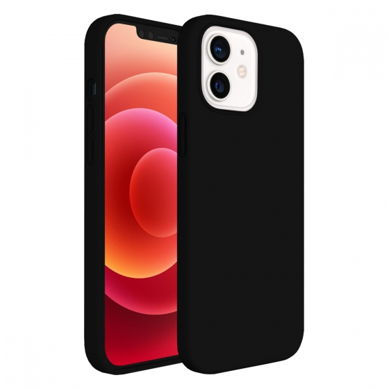 Buff Iphone 12/12 Pro Rubber Fit Siyah Kılıf