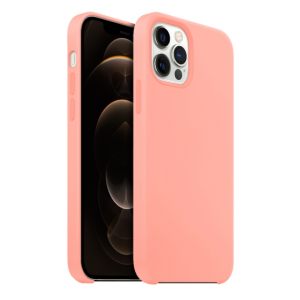 Buff Iphone 12 Pro Max Rubber Fit Pembe Kılıf