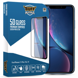 Buff iPhone 11 Pro / Xs / X  5D Glass Ekran Koruyucu