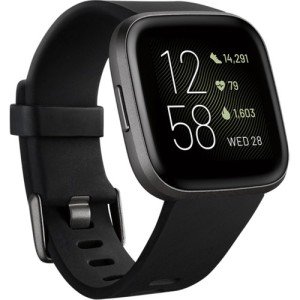Versa 2 Akıllı Saat - Siyah - Kutusu Açık - 2 Yıl Garantili