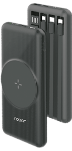 ROBOR R712 DAHİLİ KABLOLU POWERBANK 10000 mAh (OUTLET)