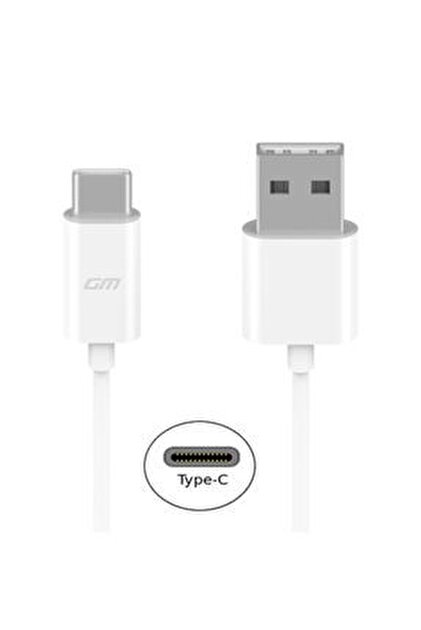GENERAL MOBILE KUTULU TYPE-C KABLO BEYAZ