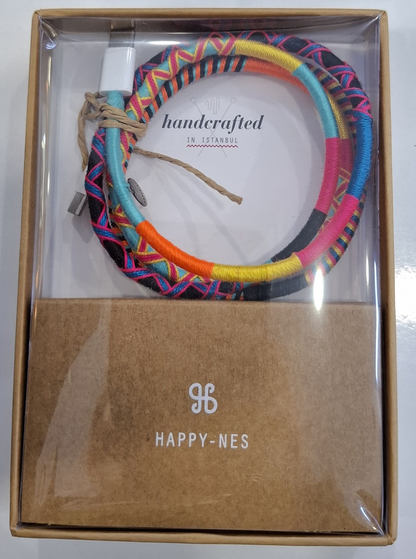 HAPPY NES KARIŞIK RENK 1M USB-C to USB-C KABLO