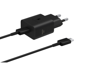 SAMSUNG EP-T1510X TYPE-C to TYPE-C HIZLI ŞARJ ALETİ (15W) BLACK (SİYAH)
