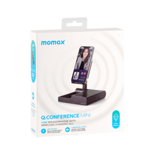 MOMAX Q.CONFERENCE 10W MINI HOPARLÖR VE WIRELESS CHARGER
