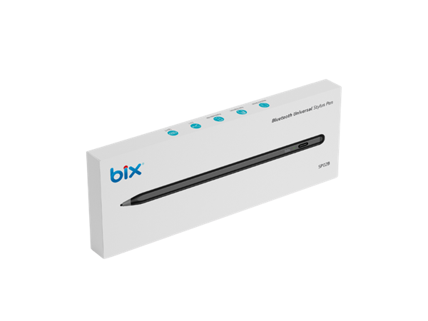 BİX BLUETOOTH UNIVERSAL STYLUS PEN BLACK (SİYAH) SP02B - TABLET KALEMİ