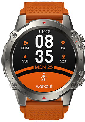 ZEBLAZE VIBE 7 LITE ELECTRIC ORANGE (ELEKTRİK TURUNCUSU) (OUTLET)