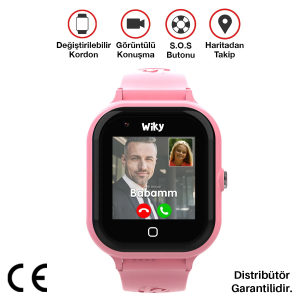 WIKY WATCH 4S AKILLI ÇOCUK SAATİ PINK (PEMBE) (OUTLET)