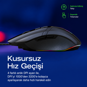 VERTUX VERTUKİT 4İN 1 KLAVYE, MOUSE, MOUSEPAD, KULAKLIK OYUNCU GAMİNG BAŞLANGIÇ SETİ
