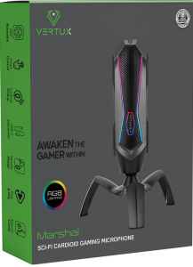VERTUX MARSHAL SCI-FI TASARIM TOUCH KONTROL LED IŞIKLI OYUNCU GAMING MIKROFON