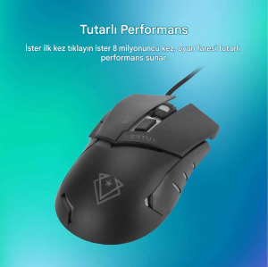 Dominator Hızlı Tepki Veren Ergonomik Oyun Faresi Siyah