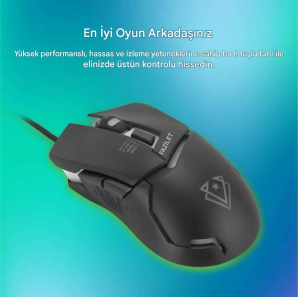 Dominator Hızlı Tepki Veren Ergonomik Oyun Faresi Siyah