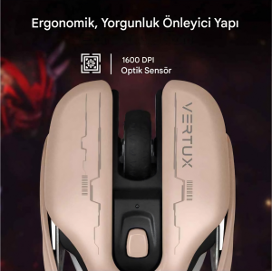 Planör Yüksek Performanslı Ergonomik Kablosuz Oyun Faresi