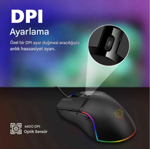 Argon Gecikmesiz Optimum Performanslı Oyun Faresi