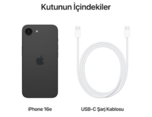 IPHONE 16E 8/128 GB BLACK (SİYAH)