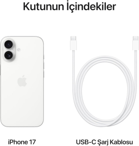 IPHONE 17 5G 8/256 GB WHITE (BEYAZ)